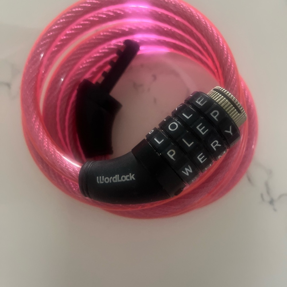 WordLock Pink Cable Lock
